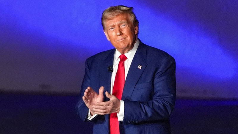 (Tư liệu) Ông Donald Trump phát biểu tại chiến dịch vận động tranh cử ở Harrisburg, Pennsylvania, Mỹ, ngày 4/9/2024. (Ảnh: AA/TTXVN)