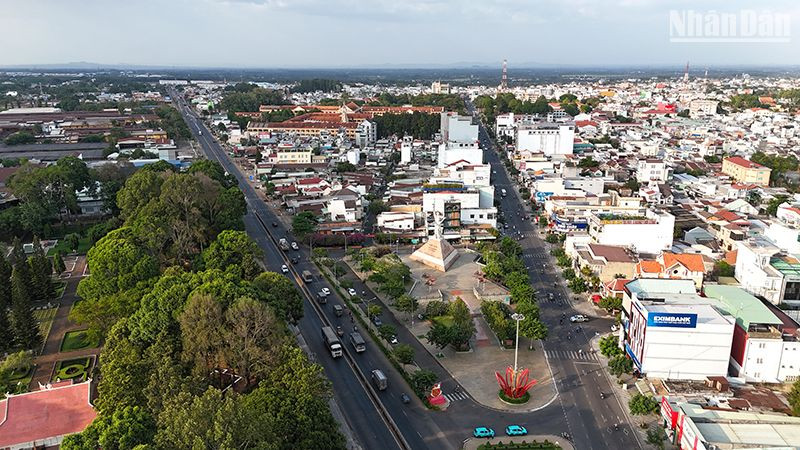 Một góc thành phố Long Khánh.