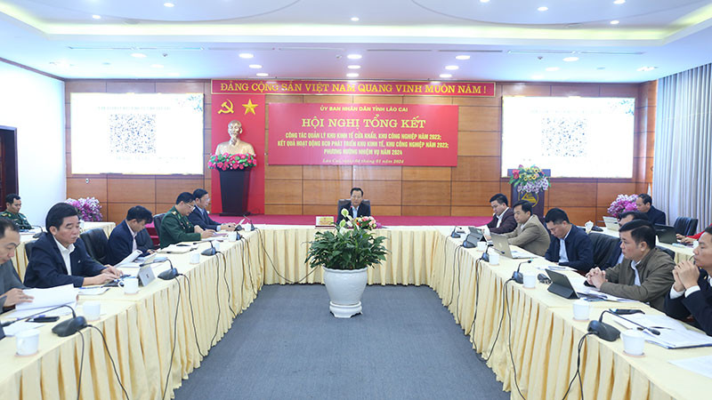 Hội nghị tổng kết ngày 4/1 tại thành phố Lào Cai.