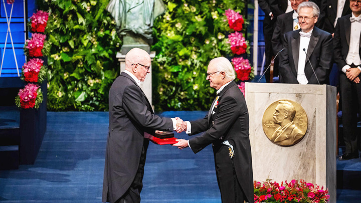 Một buổi lễ trao Giải Nobel. Ảnh: NOBEL PRIZE