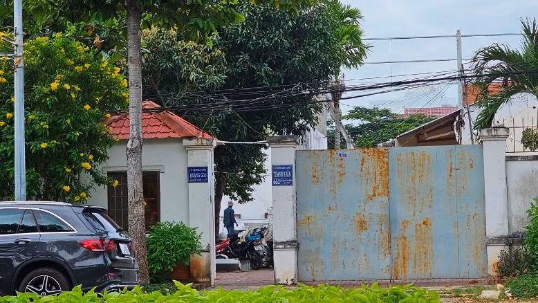 Vị trí khu đất nơi Công ty TNHH Xây dựng Thanh Xuân, phường 8, thành phố Vũng Tàu vi phạm hành chính về đất đai. (Ảnh: CTV)