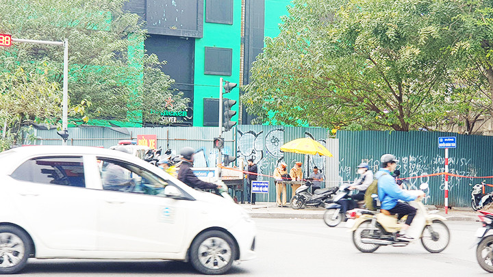 Một chốt kiểm tra vi phạm nồng độ cồn.