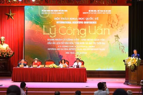 Hội thảo khoa học quốc tế về Hoàng đế Lý Công Uẩn. (Ảnh: VG)