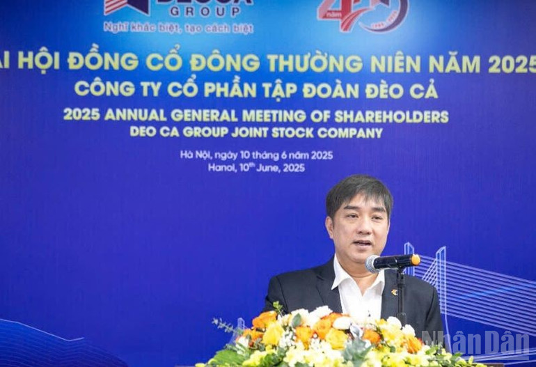 Ông Hồ Minh Hoàng khẳng định DCG kiên định chiến lược tăng trưởng tập trung lĩnh vực hạ tầng giao thông. ndo_br_gen-h-o-hmh.jpg
