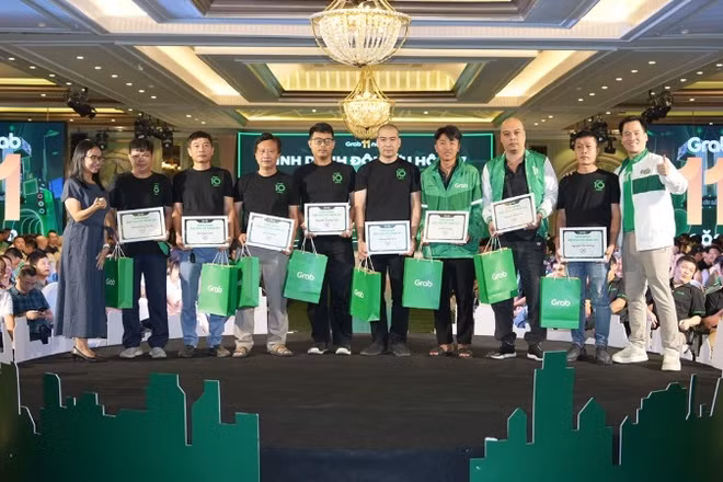 Grab tổ chức chuỗi hoạt động tri ân đối tác tài xế khắp cả nước.
