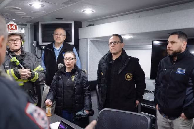 Thống đốc bang Pennsylvania Josh Shapiro dùng từ “thảm khốc” để mô tả về vụ nổ viện dưỡng lão tại Mỹ. (Ảnh: Tài khoản mạng xã hội X của ông Josh Shapiro)