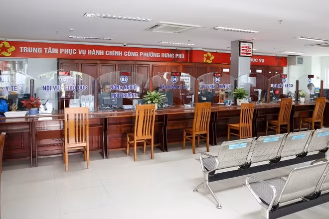 Trung tâm Phục vụ hành chính công phường Hưng Phú, thành phố Cần Thơ.