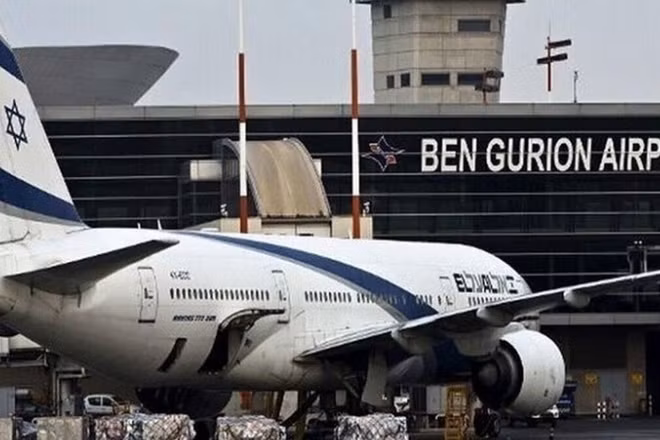 Sân bay quốc tế Ben Gurion ở phía Đông Nam thành phố Tel Aviv, Israel. (Ảnh: IRNA/TTXVN)