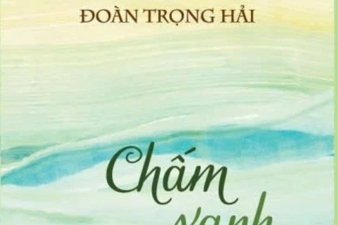 Bìa tập thơ Chấm xanh của nhà thơ Đoàn Trọng Hải.