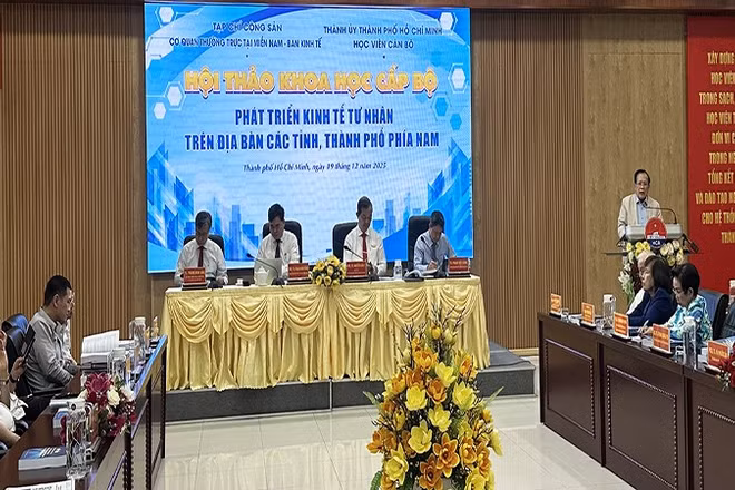 Một góc quang cảnh hội thảo.