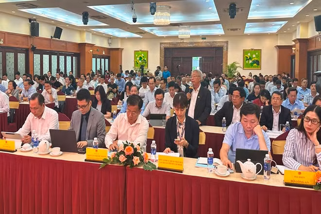 Một góc quang cảnh hội nghị.