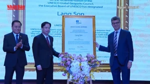 [Video] Lạng Sơn đón nhận danh hiệu Công viên địa chất toàn cầu UNESCO