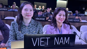 Bà Nguyễn Thị Vân Anh, Đại sứ, Trưởng phái đoàn đại diện thường trực của Việt Nam tại UNESCO và Tiến sĩ Nguyễn Phương Hòa, Cục trưởng Cục Hợp tác quốc tế, Bộ Văn hóa, Thể thao và Du lịch.