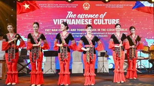 Một tiết mục trong chương trình. (Ảnh: Ban tổ chức)