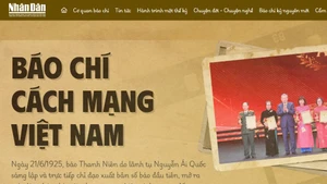 Giao diện chuyên trang Báo chí cách mạng Việt Nam.