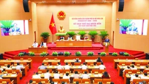 Quang cảnh Kỳ họp thứ 24 (kỳ họp chuyên đề) của Hội đồng nhân dân thành phố khóa 16.