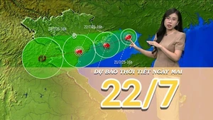 [Video] Dự báo thời tiết đêm nay và ngày mai 22/7/2025: Bão số 3 tiến vào vịnh Bắc Bộ