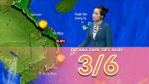 [Video] Dự báo thời tiết ngày 3/6/2025: Mưa dông ở Bắc Bộ và Bắc Trung Bộ
