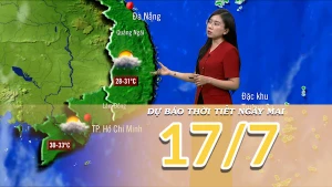 [Video] Dự báo thời tiết đêm nay và ngày mai 17/7/2025: Nắng nóng xuất hiện tại Bắc Bộ và Trung Bộ