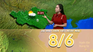 [Video] Dự báo thời tiết đêm nay và ngày mai 8/6/2025: Nắng nóng ở đồng bằng Bắc Bộ và Trung Bộ