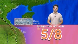 [Video] Dự báo thời tiết ngày 5/8/2025: Xuất hiện điểm nắng nóng đặc biệt gay gắt 