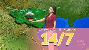 [Video] Dự báo thời tiết đêm nay và ngày mai 14/7/2025: Mưa giảm, có nơi xuất hiện nắng nóng 