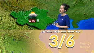 Dự báo thời tiết đêm nay và ngày mai 3/6/2025: Nắng nóng thuyên giảm dần
