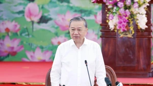Tổng Bí thư Tô Lâm phát biểu. (Ảnh: Thống Nhất/TTXVN) 