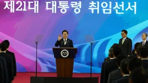 Tổng thống Hàn Quốc Lee Jae Myung. (Ảnh: Tân Hoa xã)