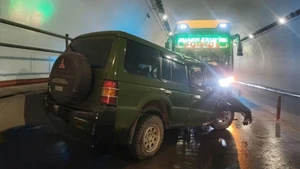 Hiện trường vụ tai nạn. (Ảnh: Đơn vị quản lý đường bộ cung cấp)