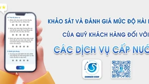 Khảo sát sự hài lòng của khách hàng đối với chất lượng dịch vụ cấp nước.