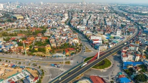 Một góc đô thị thành phố Hải Phòng mới. (Ảnh: Đàm Thanh)