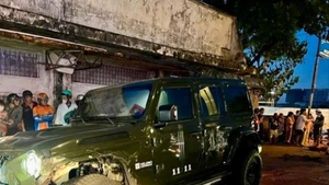 Hiện trường vụ tai nạn (Ảnh: CTV)