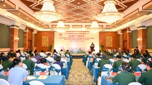 Toàn cảnh buổi gặp mặt. (Ảnh: THẾ ĐẠI)