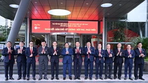 Thủ tướng Phạm Minh Chính đến dự Đại hội đại biểu Đảng bộ Tập đoàn Điện lực Việt Nam lần thứ tư, nhiệm kỳ 2025-2030. 