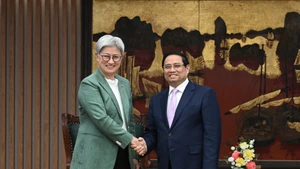 Thủ tướng Phạm Minh Chính và Bộ trưởng Ngoại giao Australia Penny Wong.