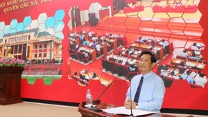 Lai Châu tổ chức gặp mặt giao nhiệm vụ cho cấp ủy, chính quyền các xã, phường sau sắp xếp, hợp nhất.