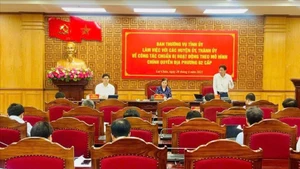 Lai Châu dự kiến vận hành thử nghiệm chính quyền cấp xã từ ngày 24/6.