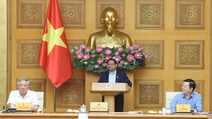 Thủ tướng Phạm Minh Chính phát biểu tại cuộc họp.