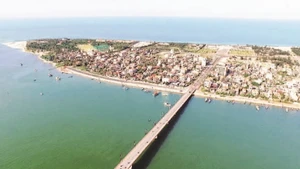 Một góc bán đảo Bảo Ninh, phường Đồng Hới, tỉnh Quảng Trị.