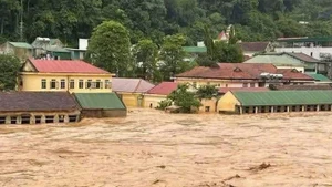 Miền tây Nghệ An đang gồng mình đối phó với mưa lũ.