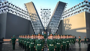 [Ảnh] Tái hiện hình ảnh duyệt binh trên Quảng trường Đỏ tại Concert Quốc gia "Tổ quốc trong tim" 