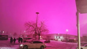 Bầu trời mầu hồng