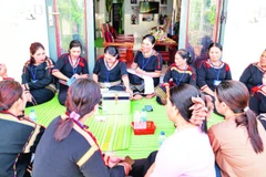 Một buổi sinh hoạt của tổ tương trợ vốn của phụ nữ dân tộc thiểu số phường Cư Bao, tỉnh Đắk Lắk tham gia dự án “Vươn mình - She Thrives”.