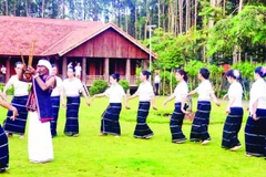 Nhiều hoạt động văn hóa được tổ chức tại Làng văn hóa Chu Ru, xã Quảng Lập, tỉnh Lâm Đồng.