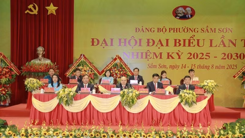 Đảng bộ phường Sầm Sơn tổ chức Đại hội đại biểu lần thứ I.