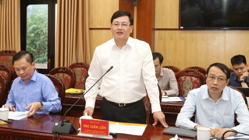 Ông Mai Xuân Liêm, Phó Chủ tịch Ủy ban nhân dân tỉnh Thanh Hóa.