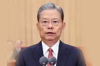 Ủy viên trưởng Ủy ban Thường vụ Nhân đại toàn quốc Trung Quốc Triệu Lạc Tế. (Ảnh: THX/TTXVN)