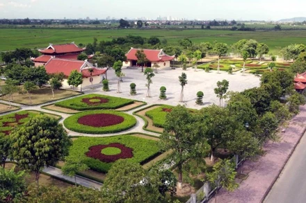 Khu lưu niệm Tổng Bí thư Lê Hồng Phong tại xã Hưng Nguyên Nam, tỉnh Nghệ An. (Ảnh: TTXVN)