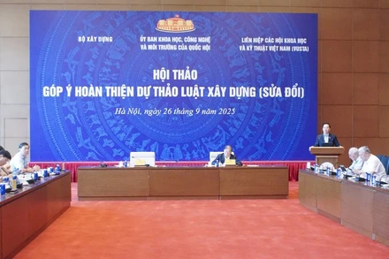 Hội thảo góp ý hoàn thiện dự thảo Luật Xây dựng (sửa đổi). (Ảnh: QH)